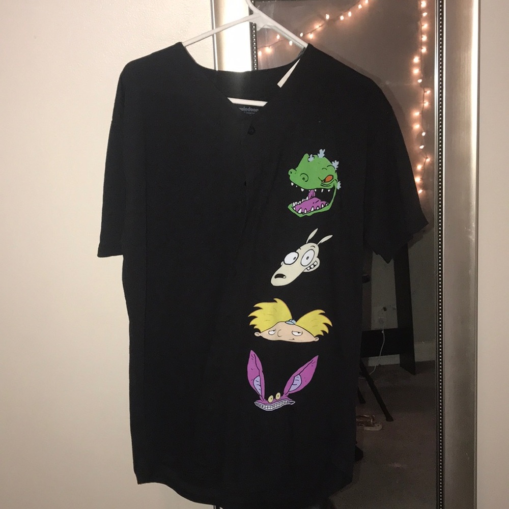 Old school Nickelodeon shirt jersey